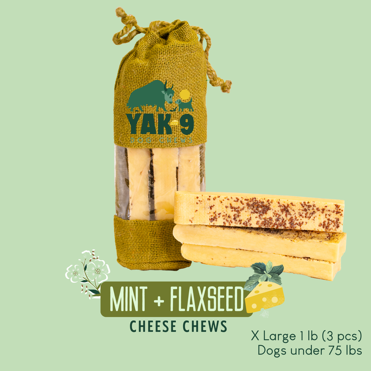 Flaxseed Yak Chews for Dogs – alternate view 9