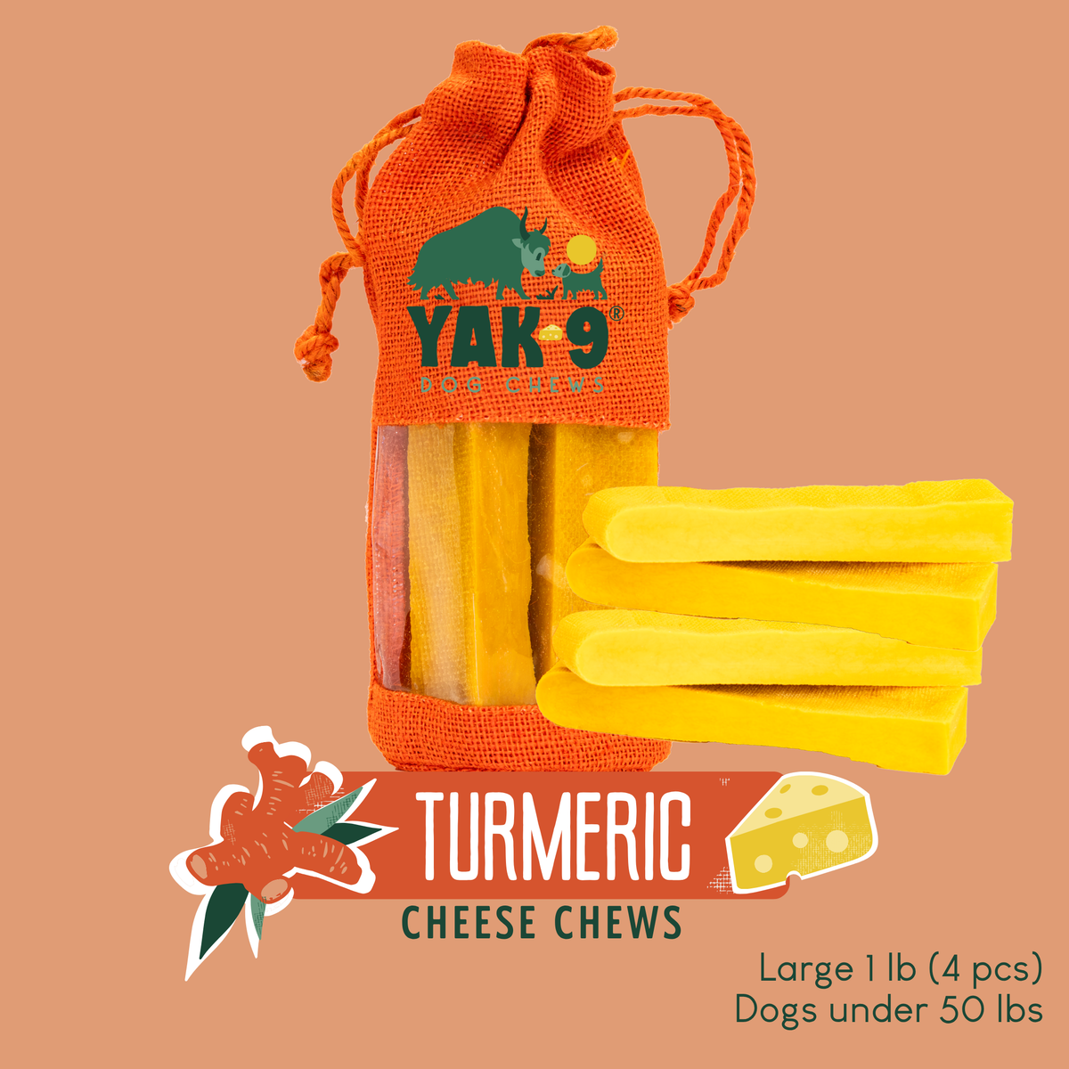 Turmeric Yak Milk Chews for Dogs – alternate view 17