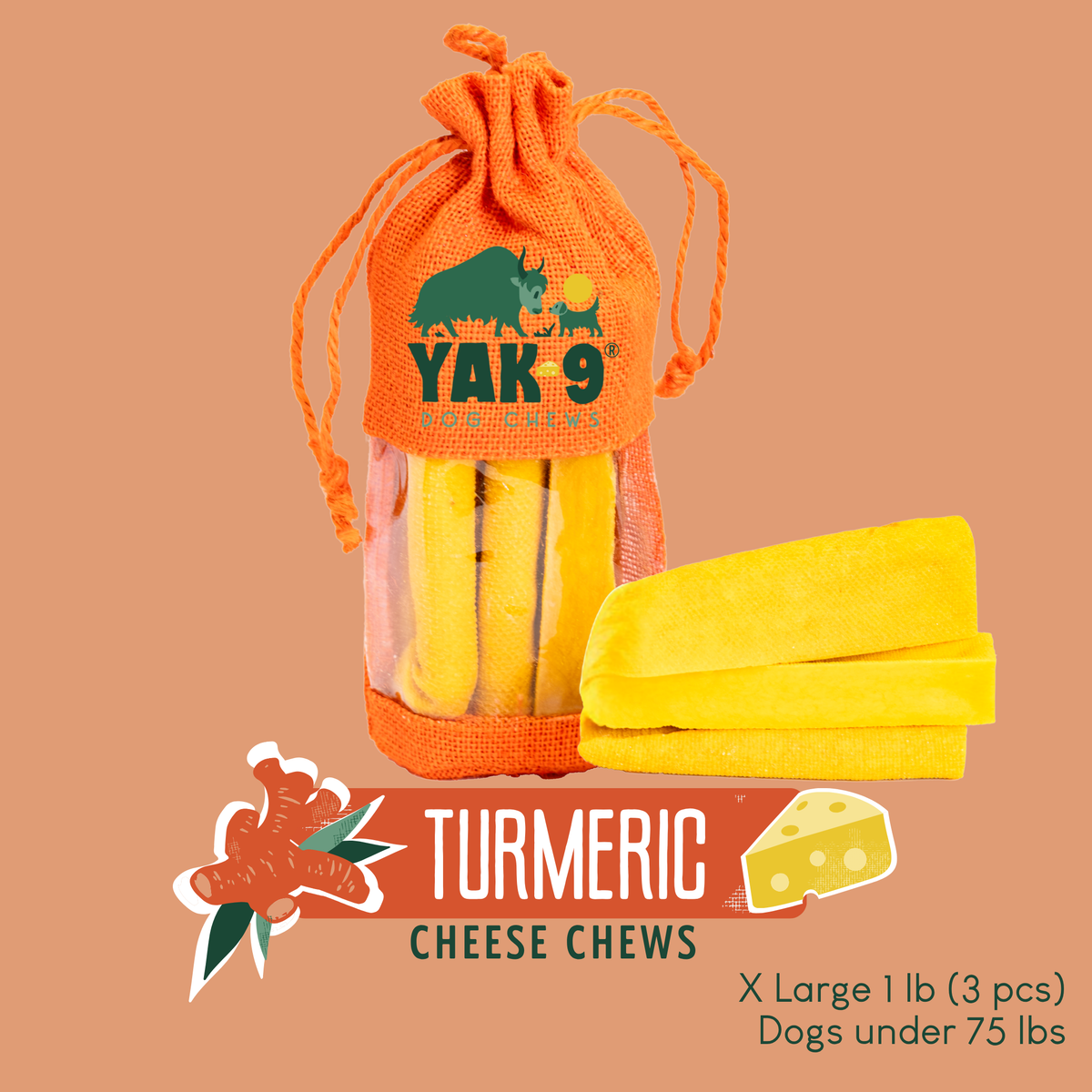 Turmeric Yak Milk Chews for Dogs – alternate view 19