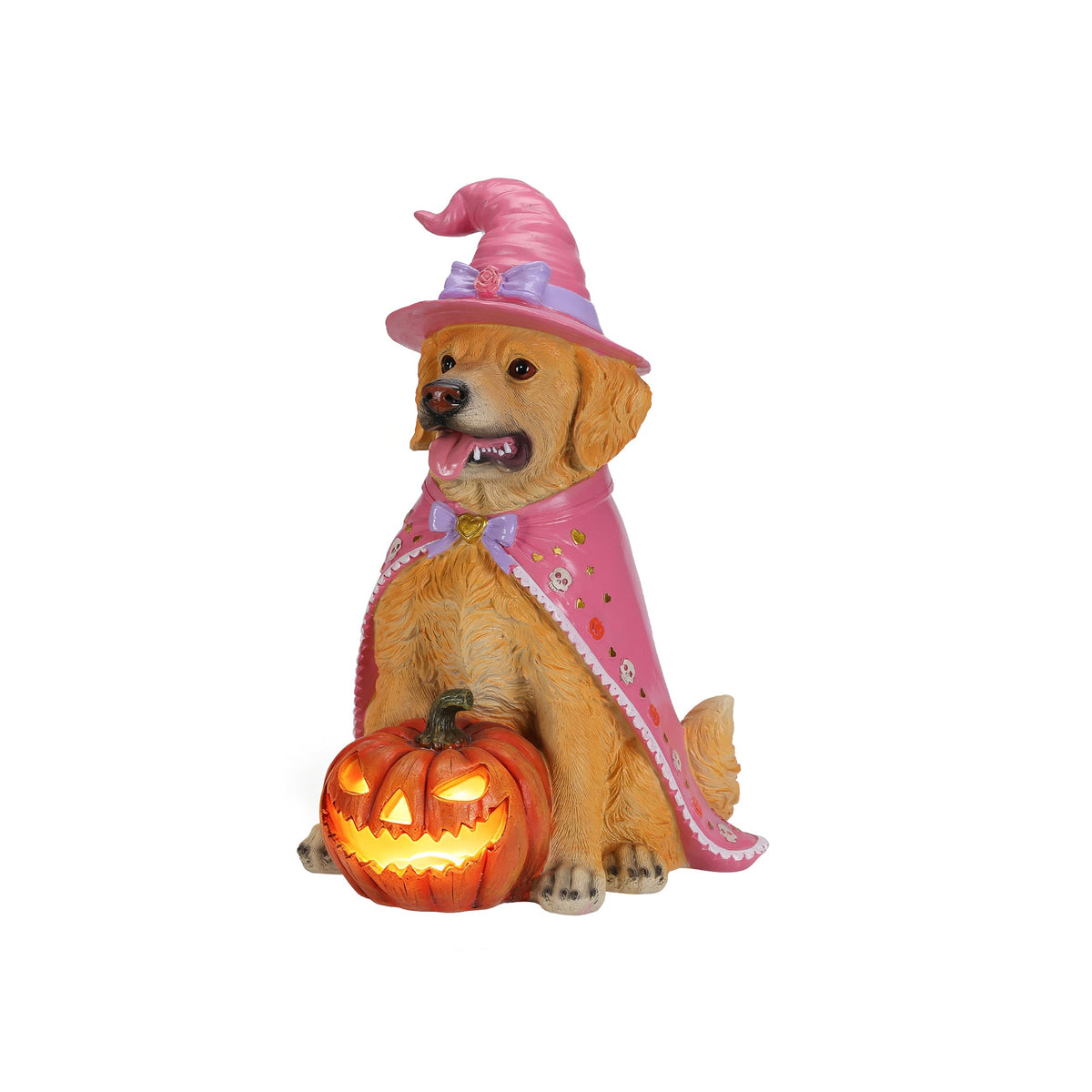 Halloween Golden Retriever Dog Statue – alternate view 5
