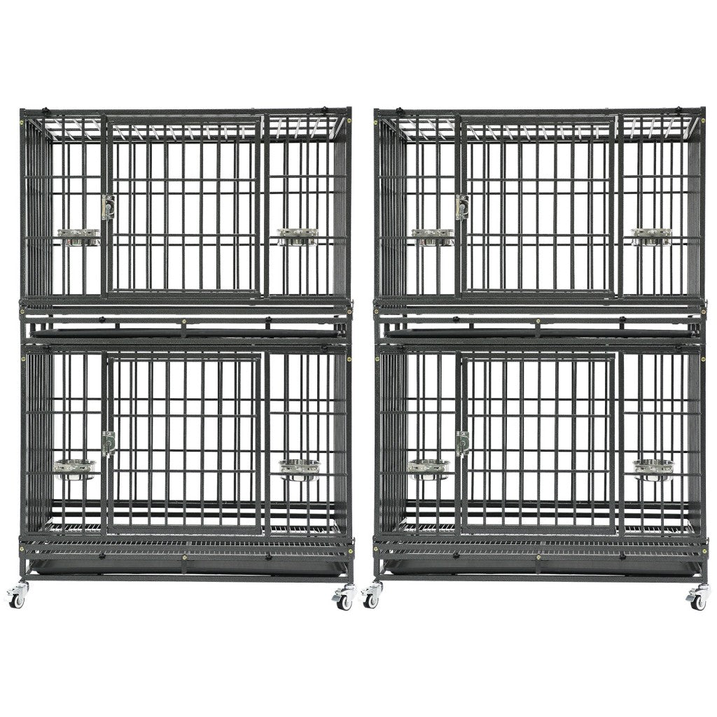 37 Inch Stackable Heavy Duty Dog Crate – alternate view 12