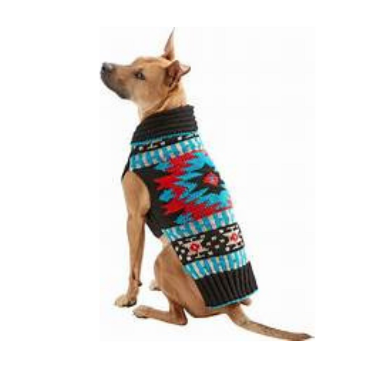 Black Southwest Dog Sweater Hand Knit – photo 6 of 9