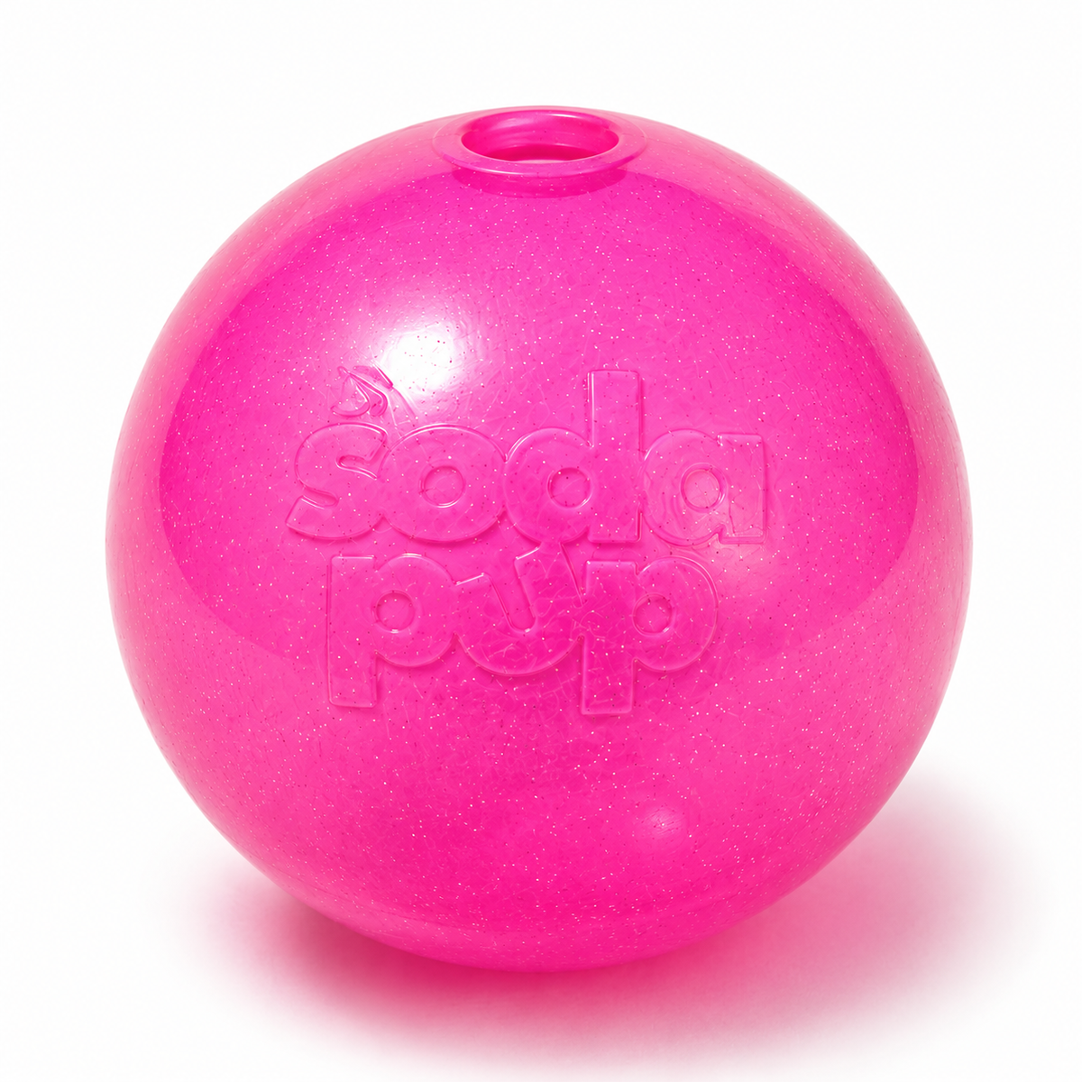 SodaPup Glitter Ball soft PUP-X rubber dog toy – photo 9 of 15