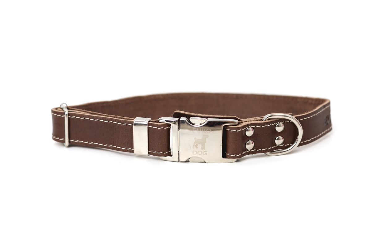 Quick-Release Style Leather Collar and Leash Set – alternate view 5