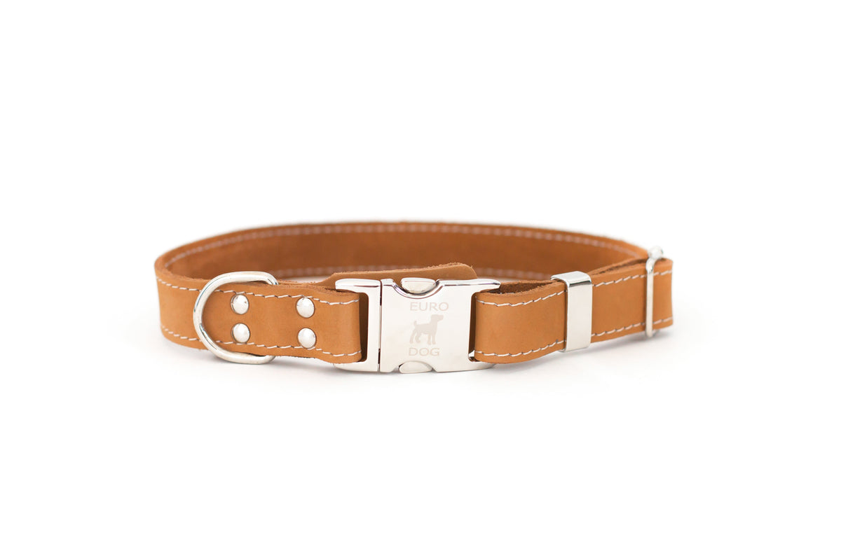 Quick-Release Style Leather Collar and Leash Set – alternate view 2