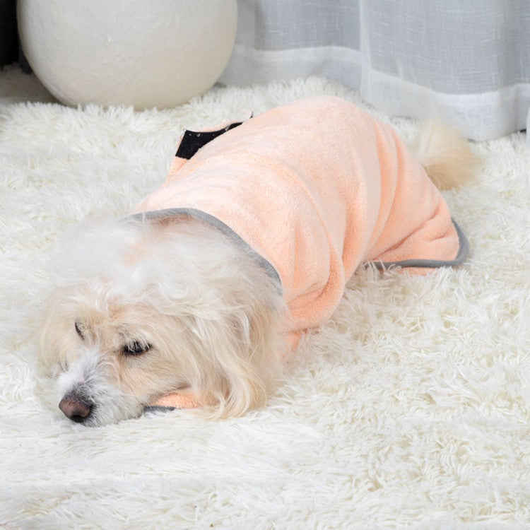Dog Bathrobe Absorbent Drying Towel Wrap Pet Zen – photo 8 of 13