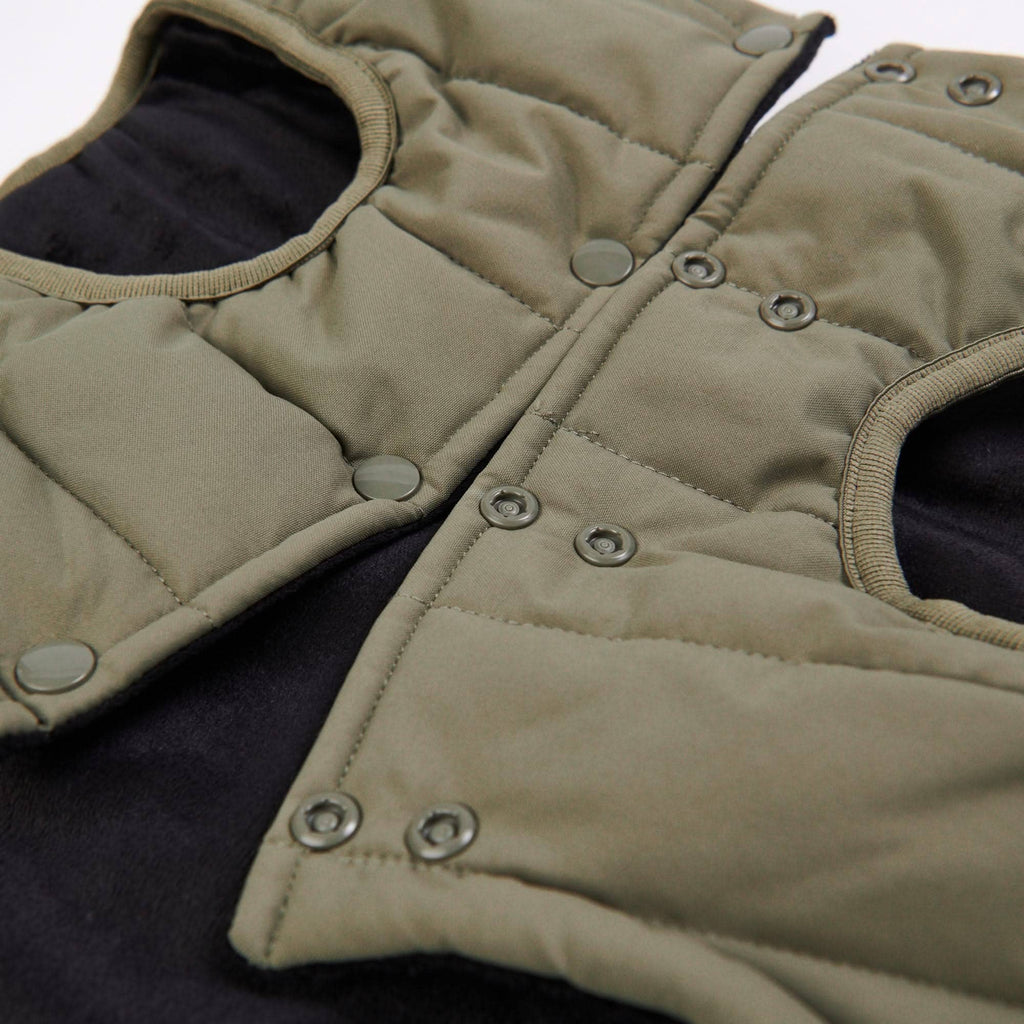 WarmShield Water-Resistant Dog Jacket – Olive – alternate view 6