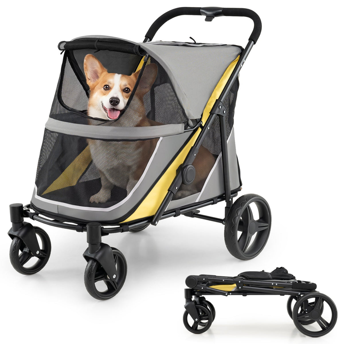 Heavy Duty Dog Stroller for Large Dogs 220 lb Capacity – photo 2 of 8