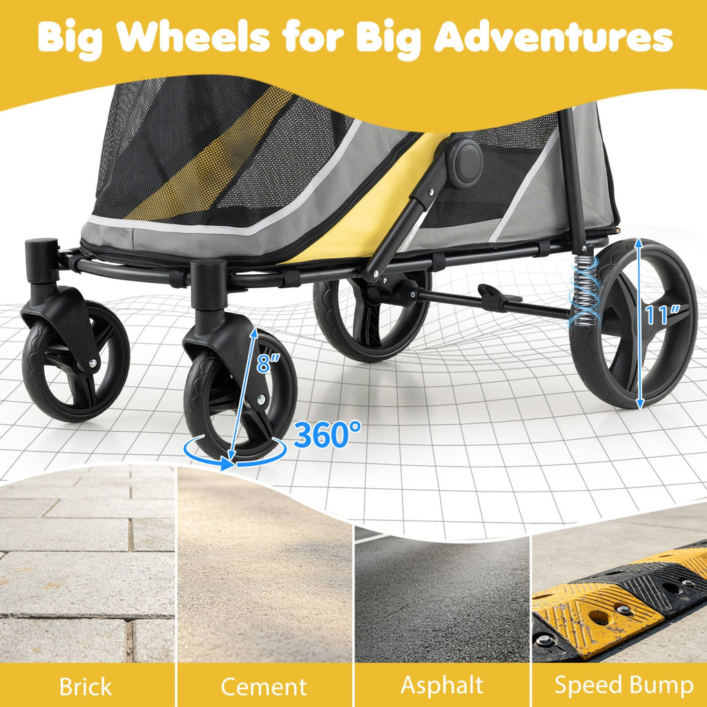 Heavy Duty Dog Stroller for Large Dogs 220 lb Capacity – photo 7 of 8