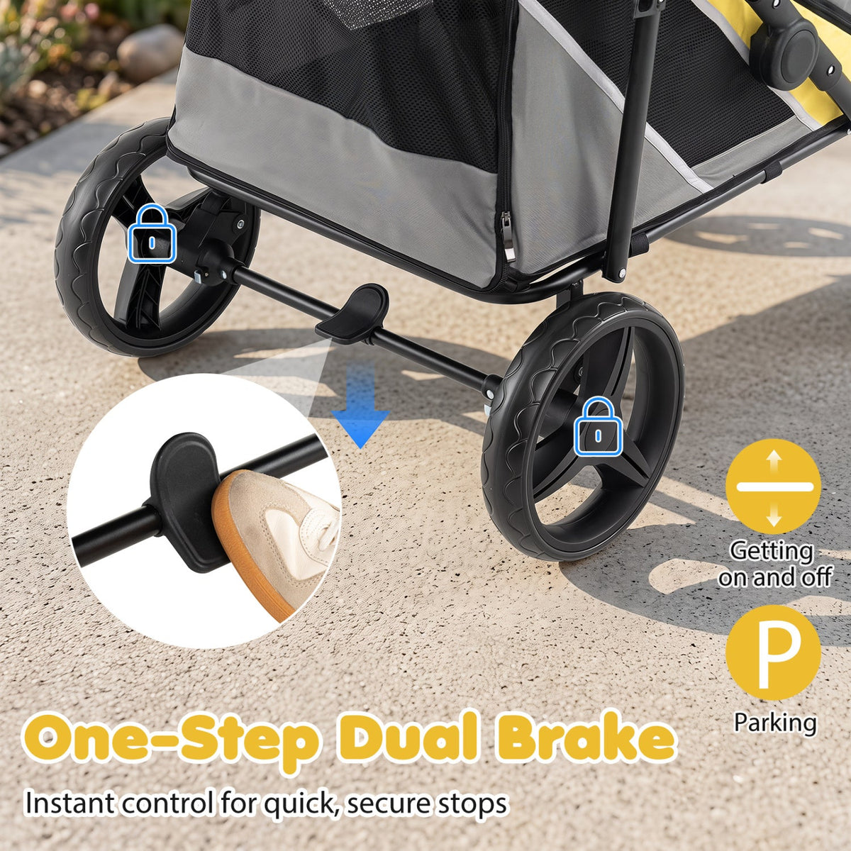 Heavy Duty Dog Stroller for Large Dogs 220 lb Capacity – photo 8 of 8