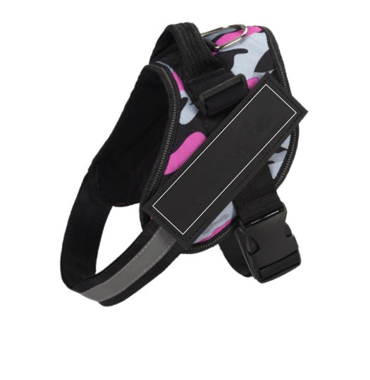 Adjustable Dog Harness Vest with Custom ID Patch – Outdoor Walking – alternate view 9