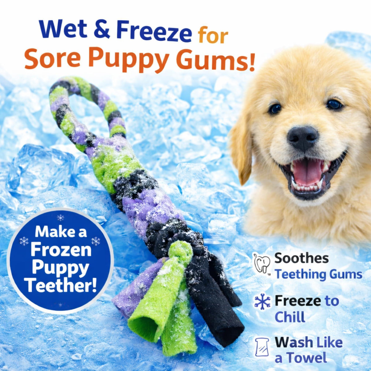 Interactive Fleece Tug Toy for Dogs Orange – photo 5 of 9