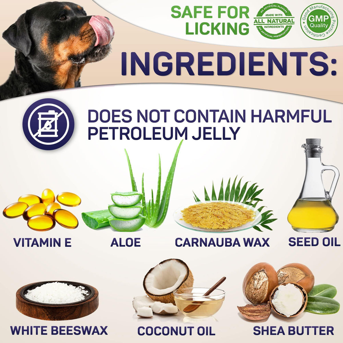 Dog Paw Balm Lick-Safe Paw Protection 5 oz – photo 3 of 6
