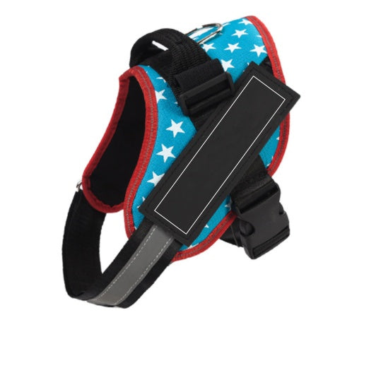 Adjustable Dog Harness Vest with Custom ID Patch – Outdoor Walking – alternate view 5