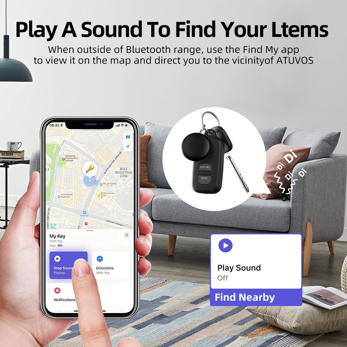 F08 Bluetooth Tracker Tag for Dogs Find My – photo 6 of 11