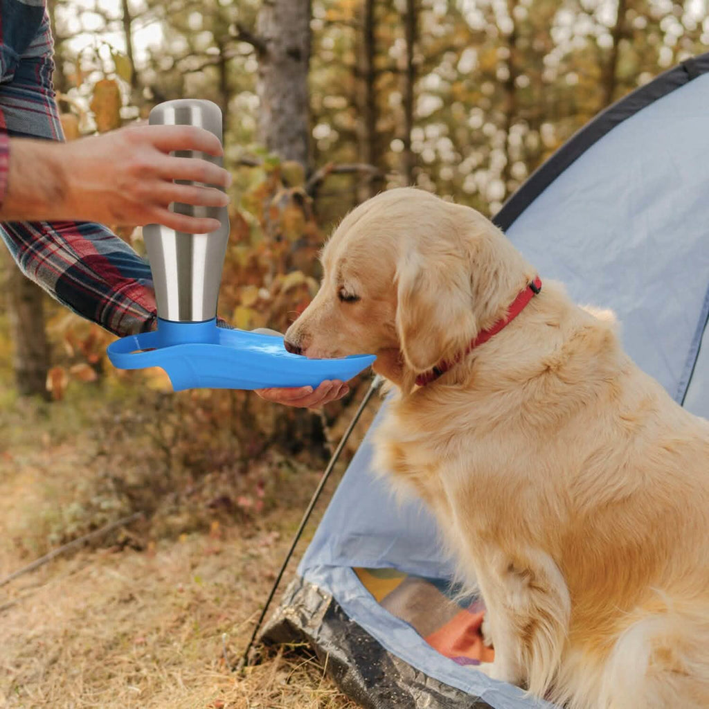 Portable Dog Water Dispenser 25 oz Stainless Steel Leak Proof – photo 15 of 16