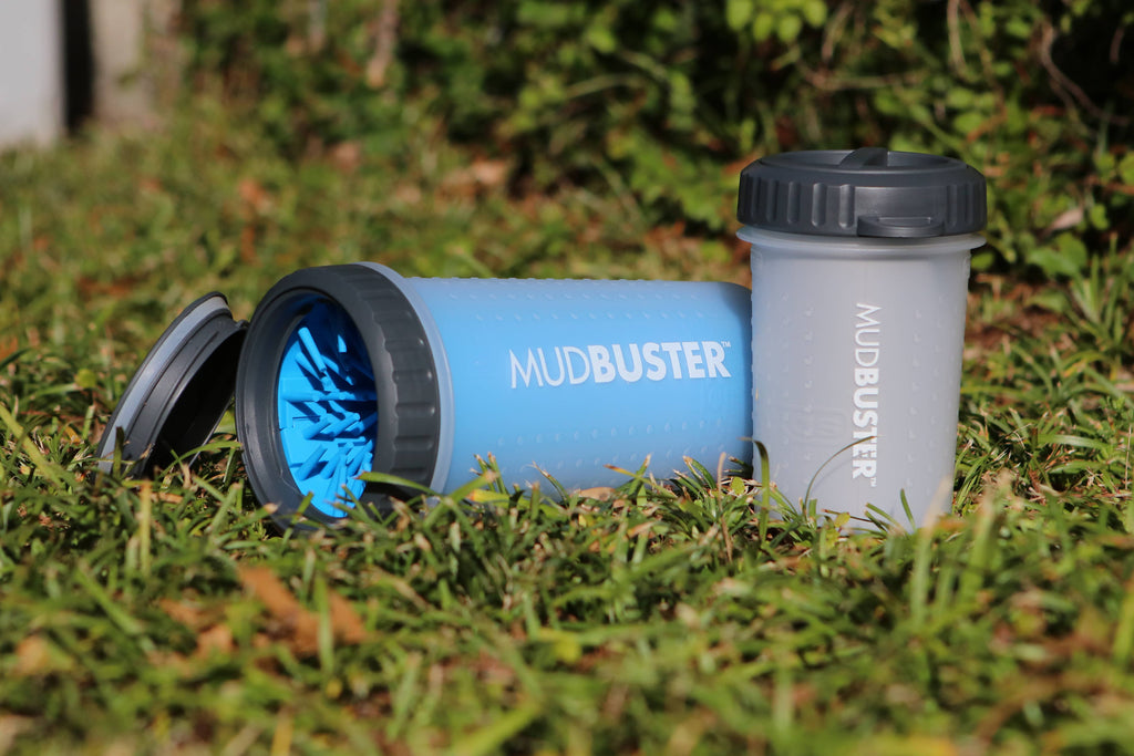 MudBuster Paw Washer with Travel Lid – Medium, Blue – alternate view 4