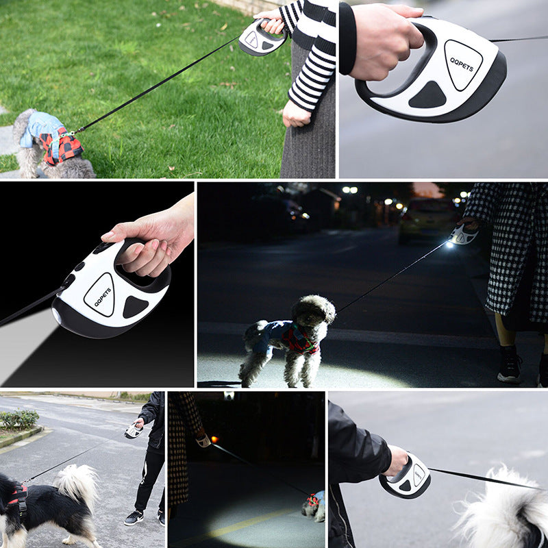 Retractable LED Dog Leash – Night Safety, Automatic – alternate view 2