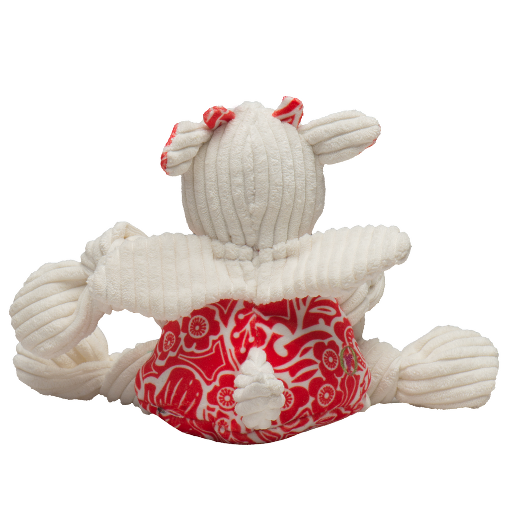 Lucky Dragon Knottie Plush Dog Toy, side view