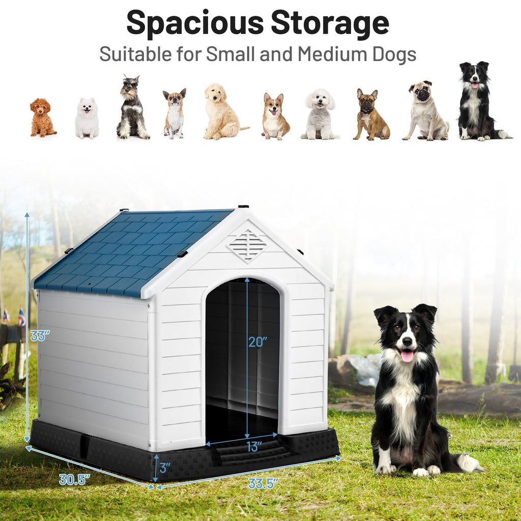 Indoor Outdoor Waterproof Plastic Dog House – photo 4 of 16