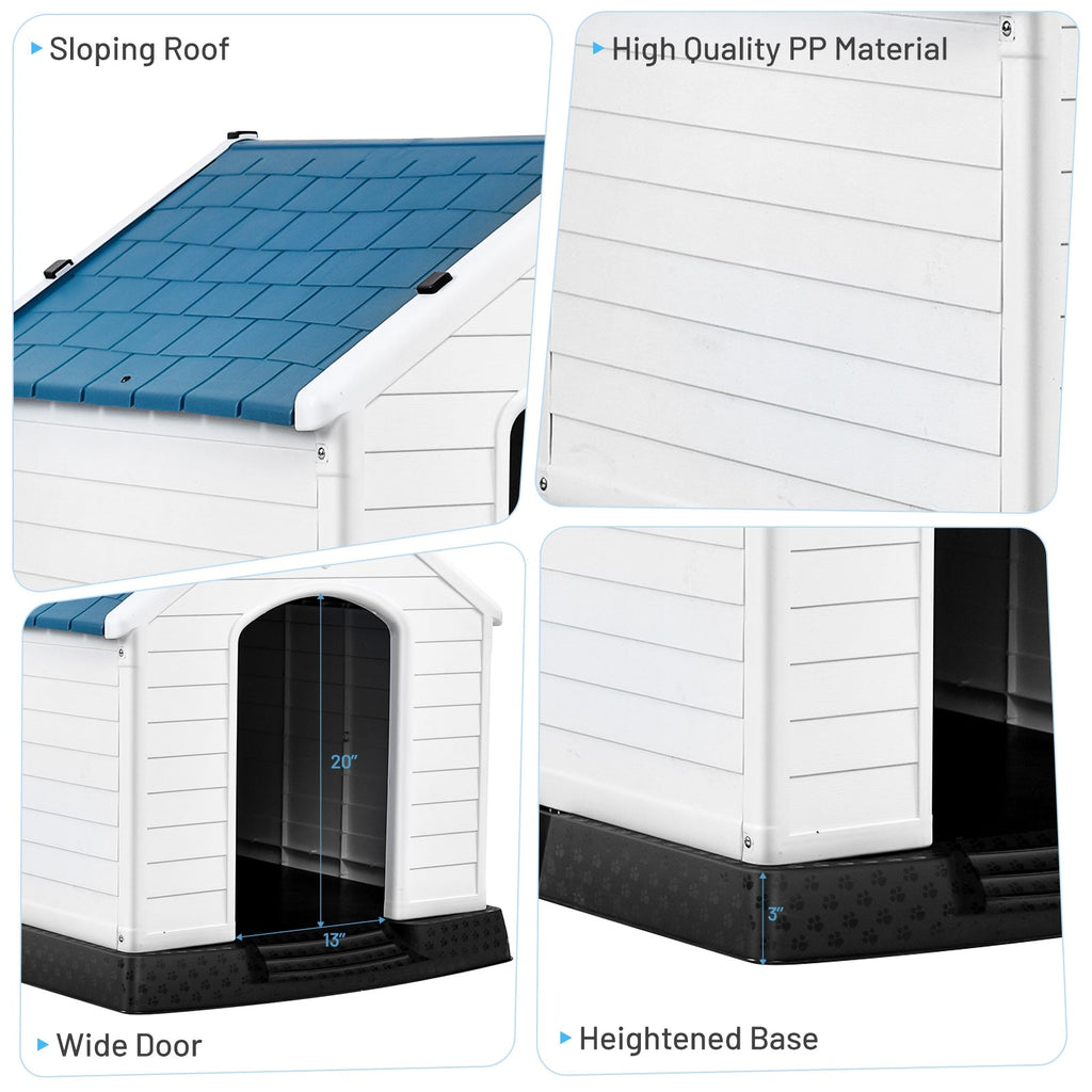 Indoor Outdoor Waterproof Plastic Dog House – photo 10 of 16
