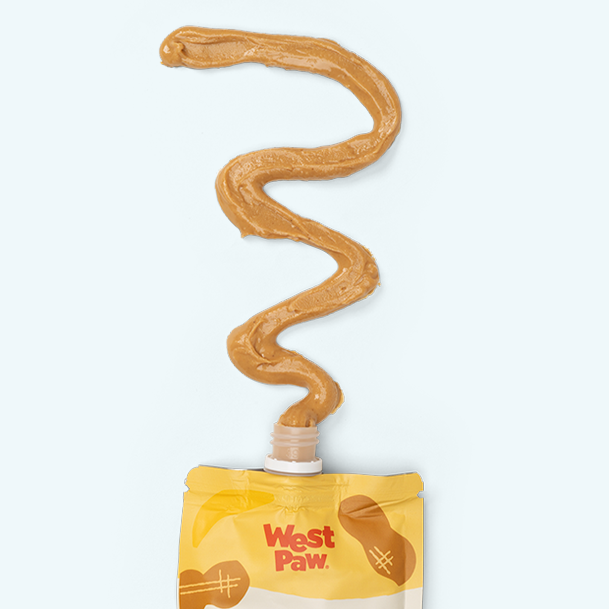 West Paw Creamy Treat – Peanut Butter & Banana – alternate view 1