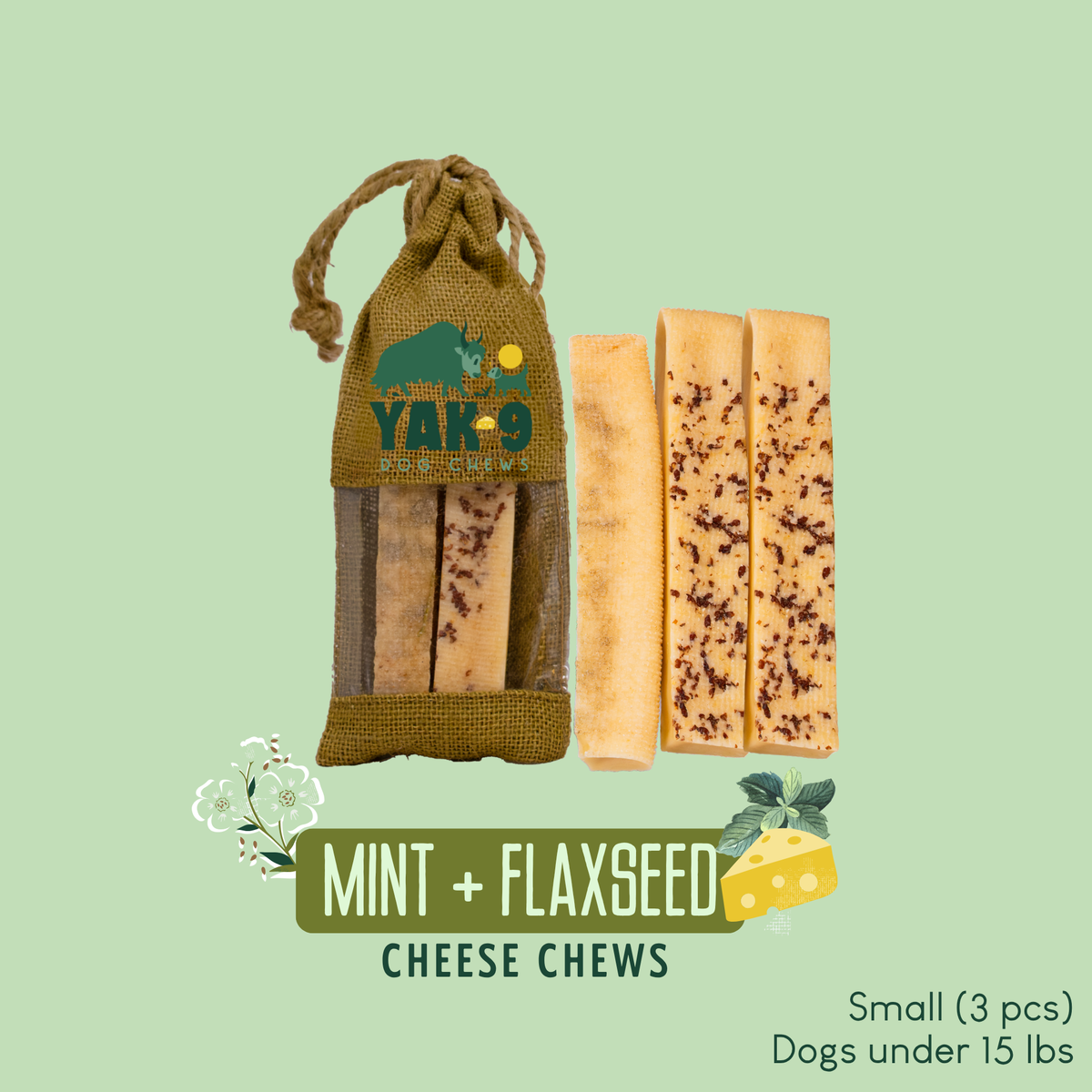 Flaxseed Yak Chews for Dogs – alternate view 10