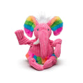 Rainbow Elephant Knottie Plush Dog Toy, alternate view