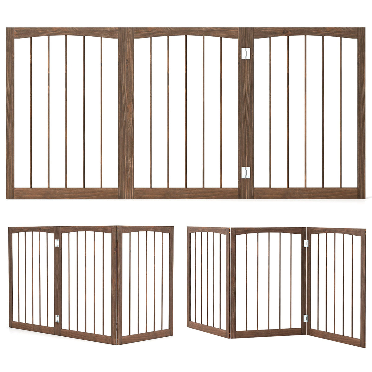 30 Inch Tall Wooden Pet Fence for Small and Medium Dogs – photo 4 of 9