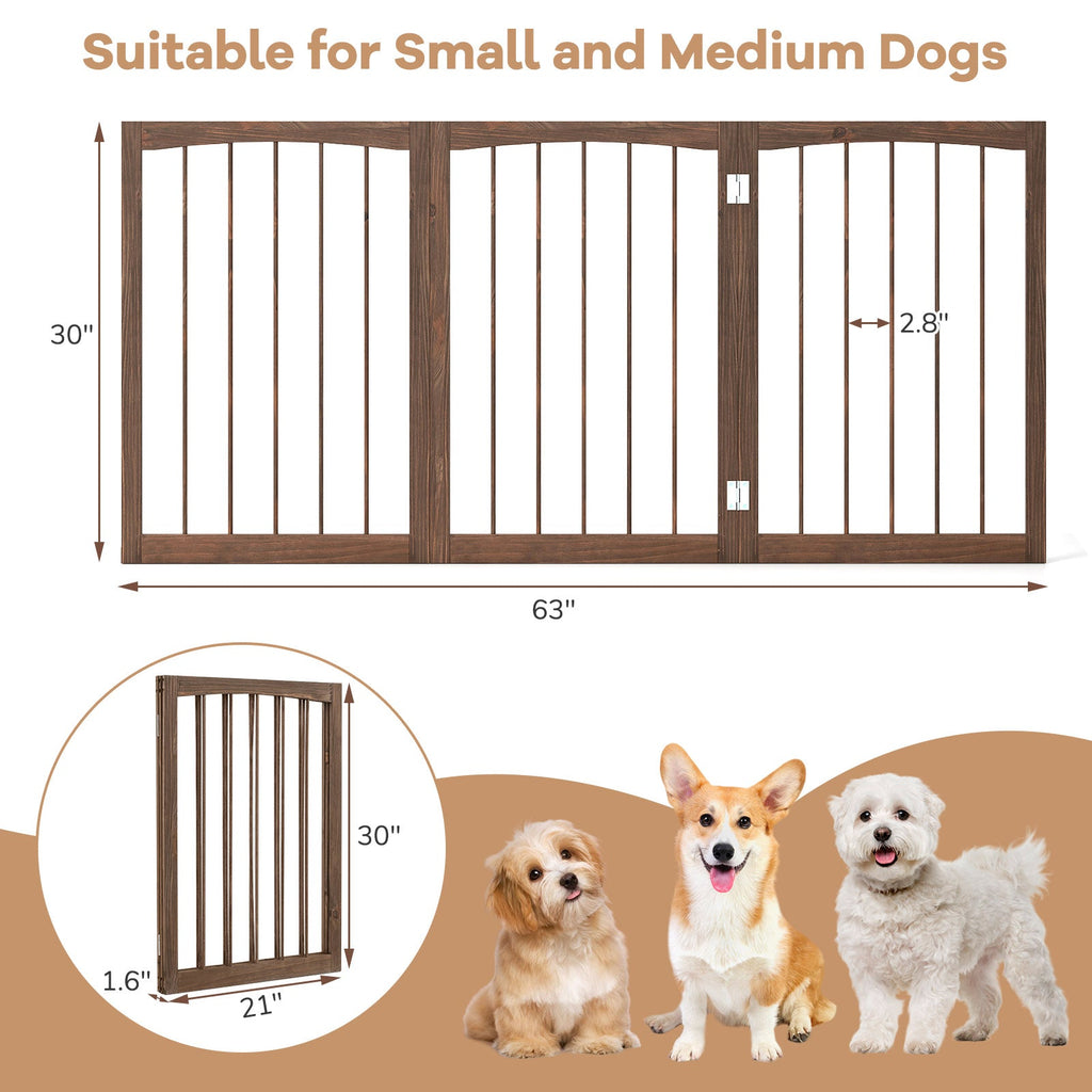 30 Inch Tall Wooden Pet Fence for Small and Medium Dogs – photo 5 of 9