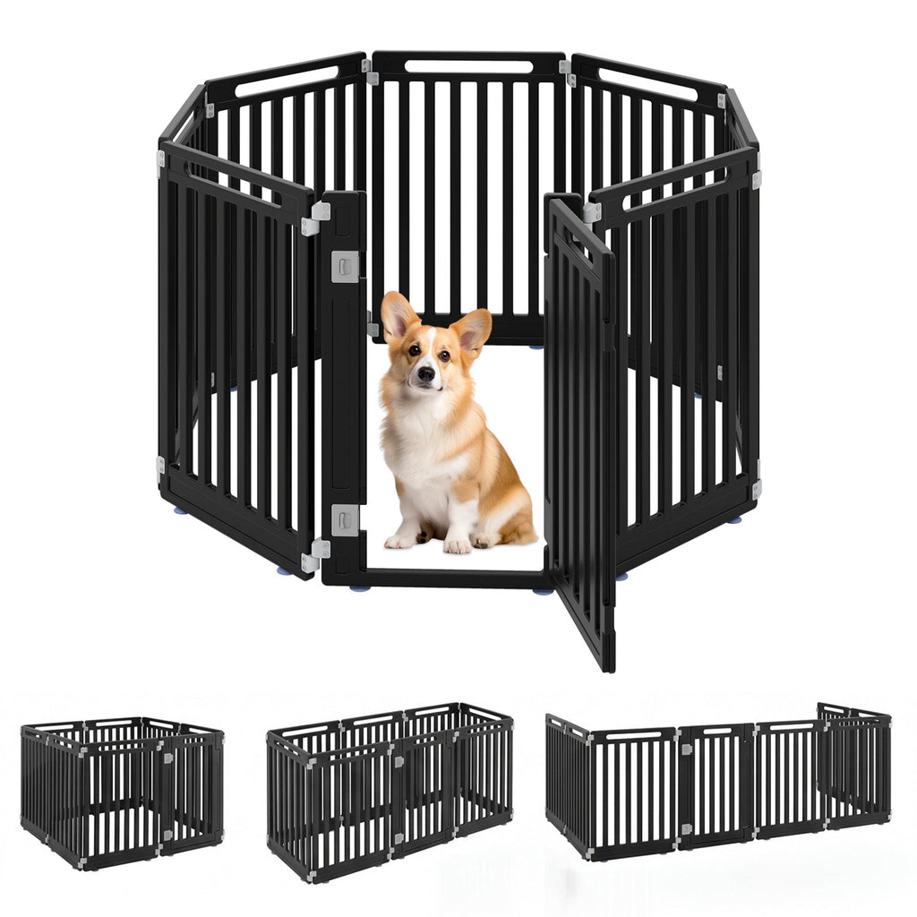 8-Panel Dog Playpen 31.5 inch Indoor Outdoor HDPE – photo 11 of 16