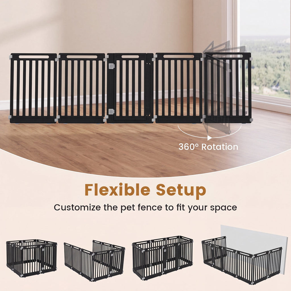 8-Panel Dog Playpen 31.5 inch Indoor Outdoor HDPE – photo 14 of 16