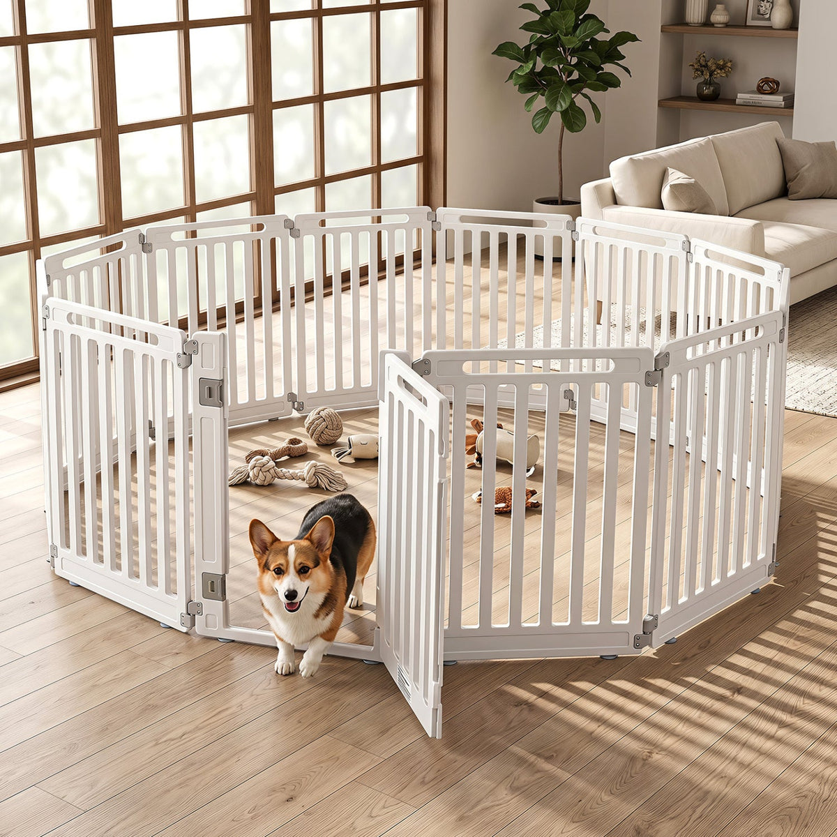 12-Panel Dog Playpen 31.5 inch Indoor Outdoor – photo 6 of 16