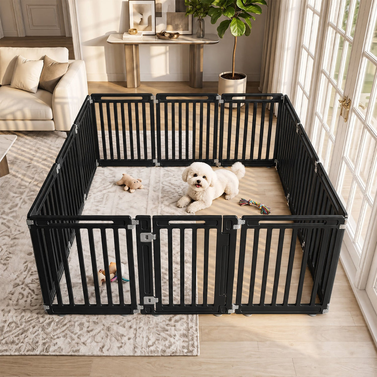 12-Panel Dog Playpen 31.5 inch Indoor Outdoor – photo 9 of 16