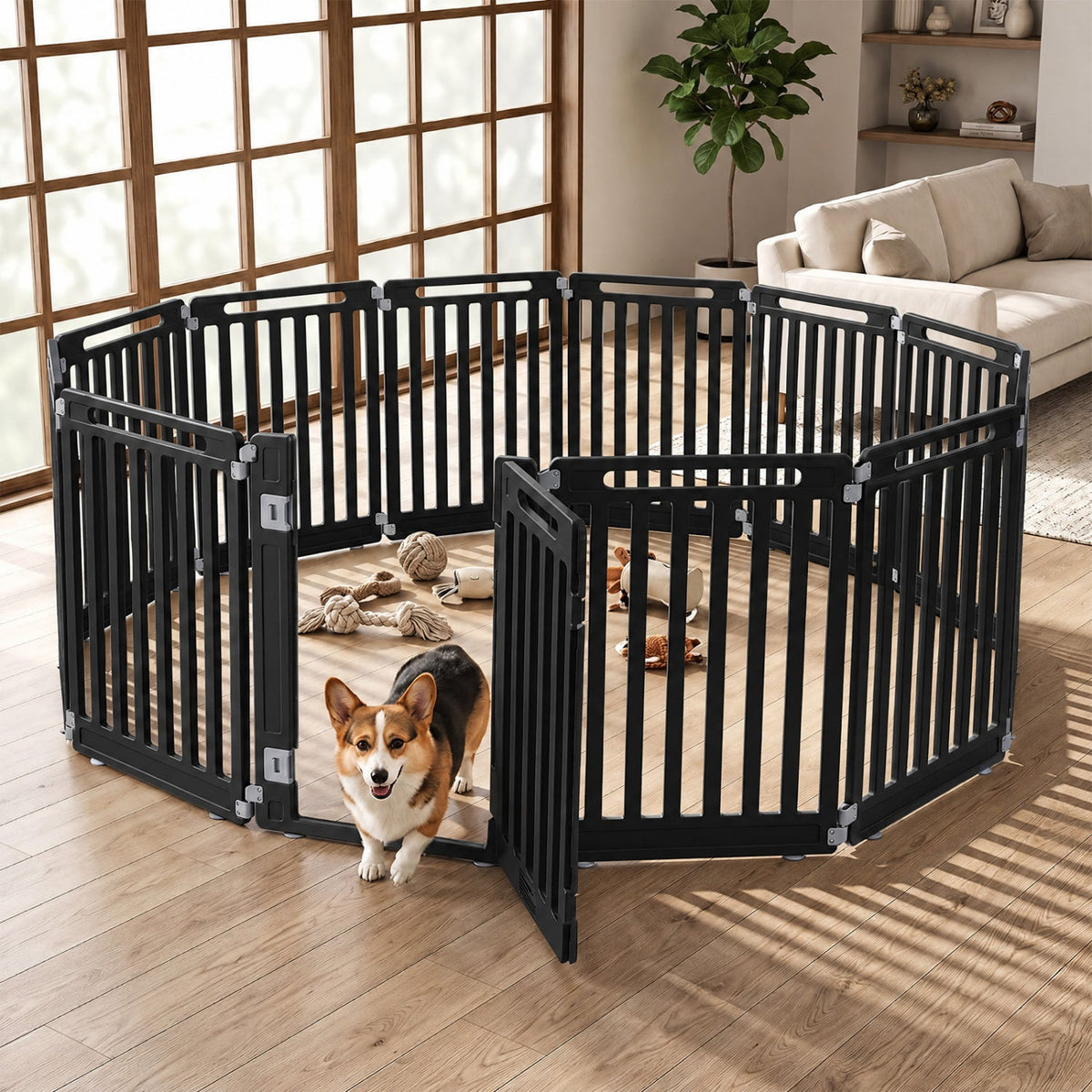 12-Panel Dog Playpen 31.5 inch Indoor Outdoor – photo 10 of 16