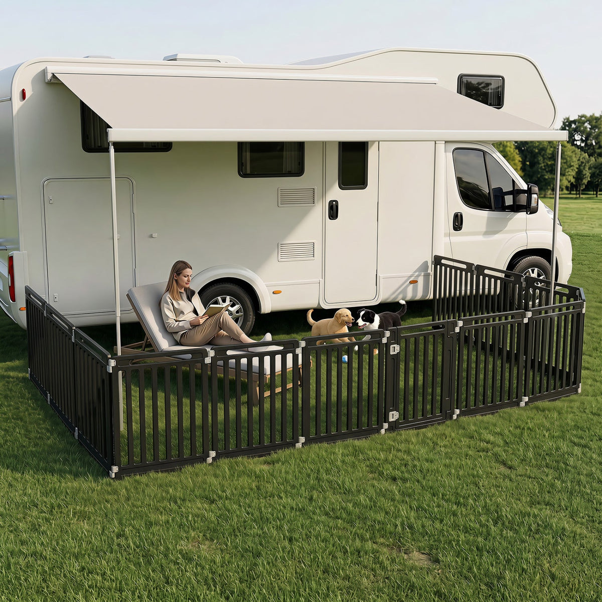 12-Panel Dog Playpen 31.5 inch Indoor Outdoor – photo 14 of 16
