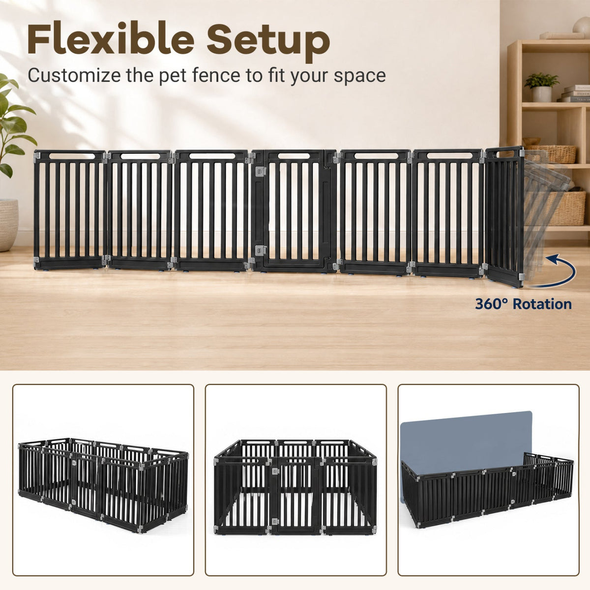 12-Panel Dog Playpen 31.5 inch Indoor Outdoor – photo 16 of 16