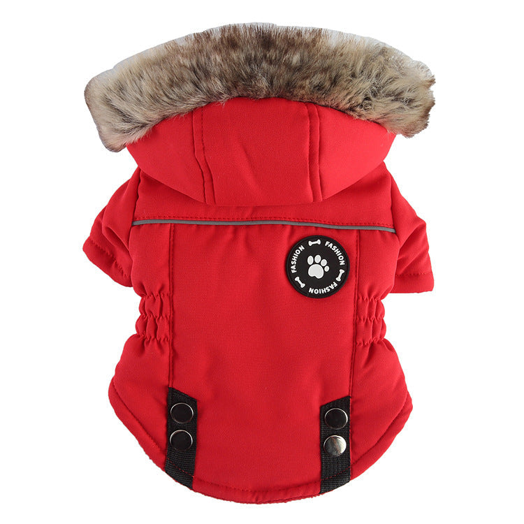 Winter Cotton Dog Jacket – Zipper Coat – alternate view 6