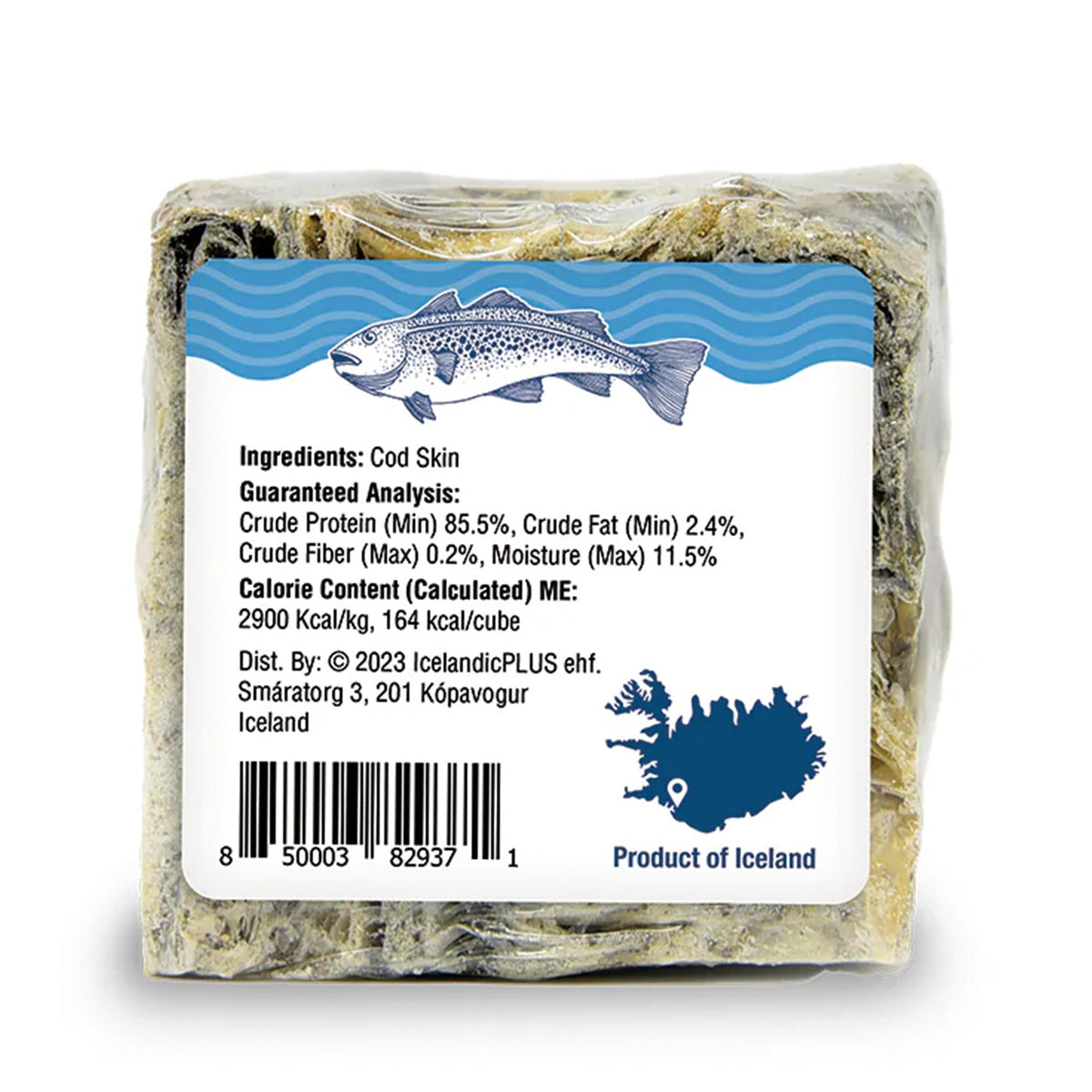 Icelandic Cod Skin Dog Treat Large 2-Inch Cube – photo 3 of 3
