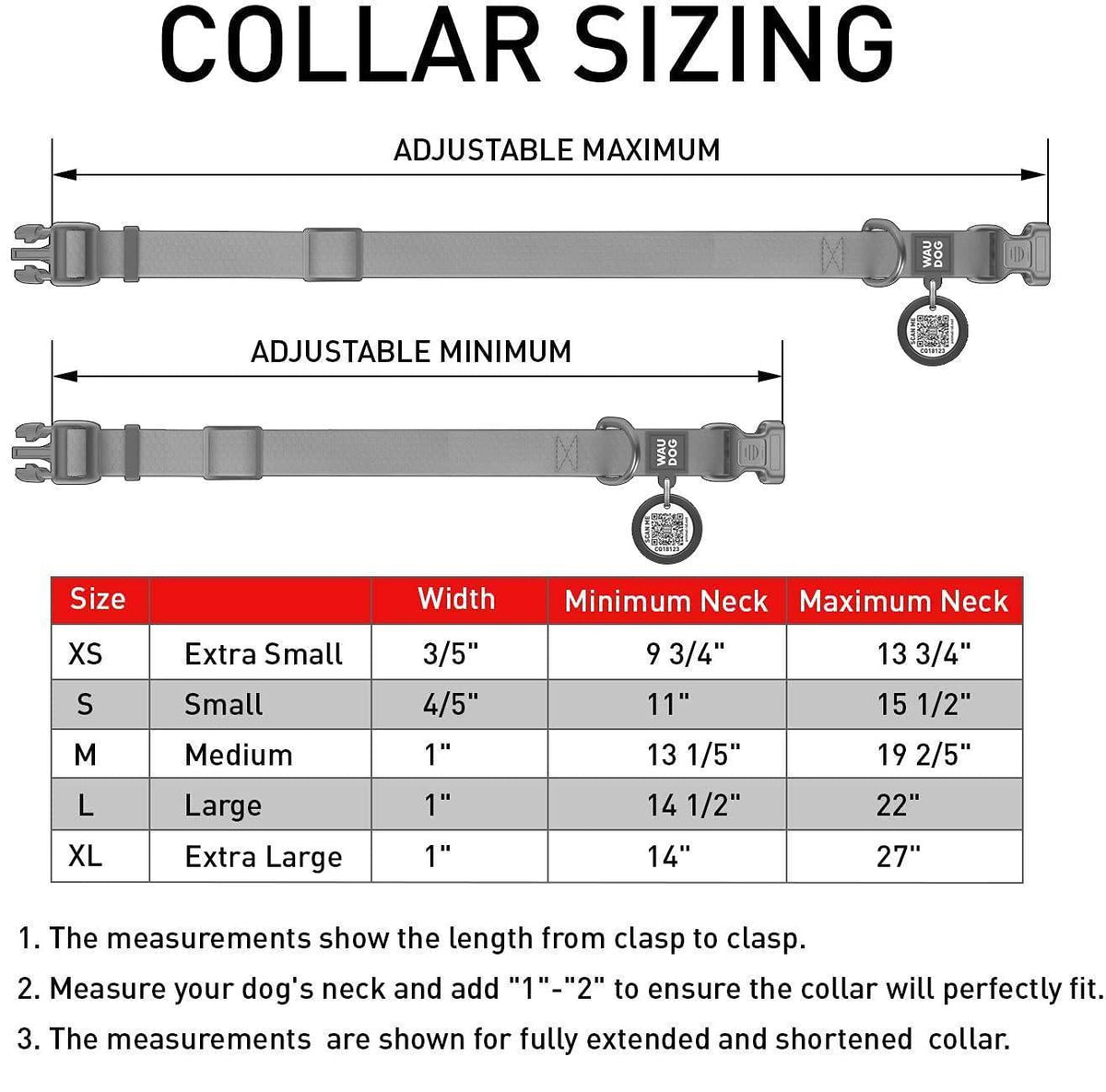Waterproof Glow Dog Collar Adjustable 14 to 22 Inch Neck – photo 5 of 7