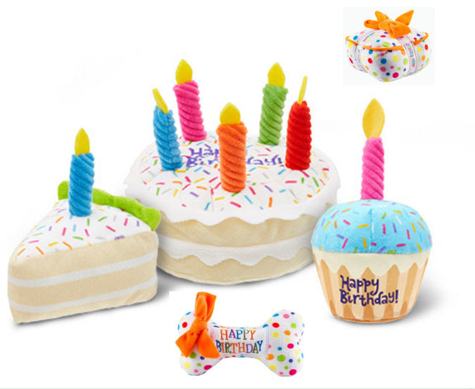 Plush Dog Birthday Gift Toy – alternate view 2