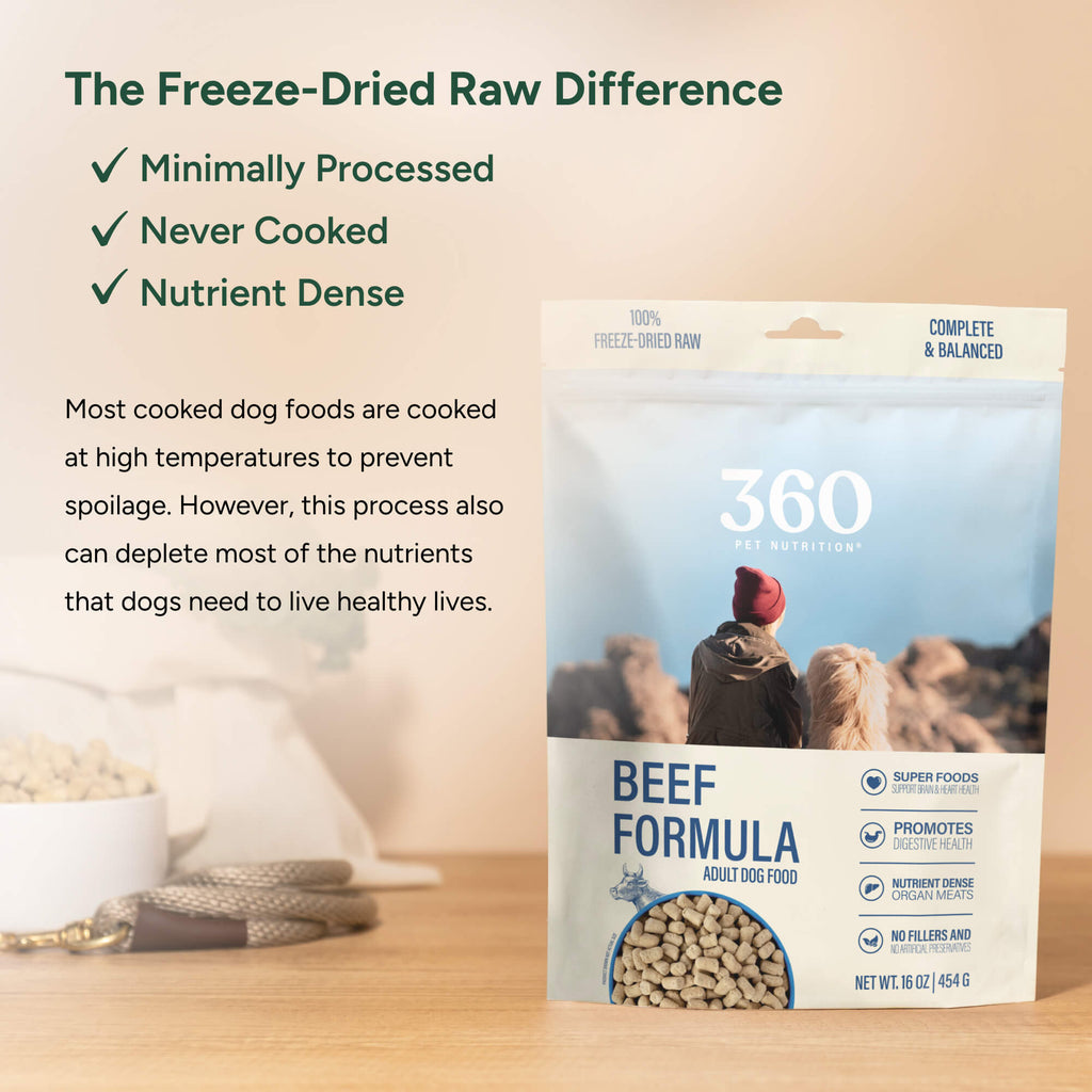 360 Pet Nutrition Beef Formula Freeze-Dried Raw Dog Food – photo 7 of 21