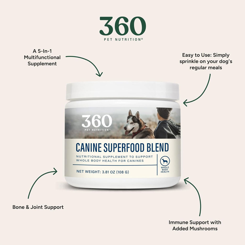 360 Pet Nutrition Canine Superfood Blend Supplement Powder – photo 3 of 7