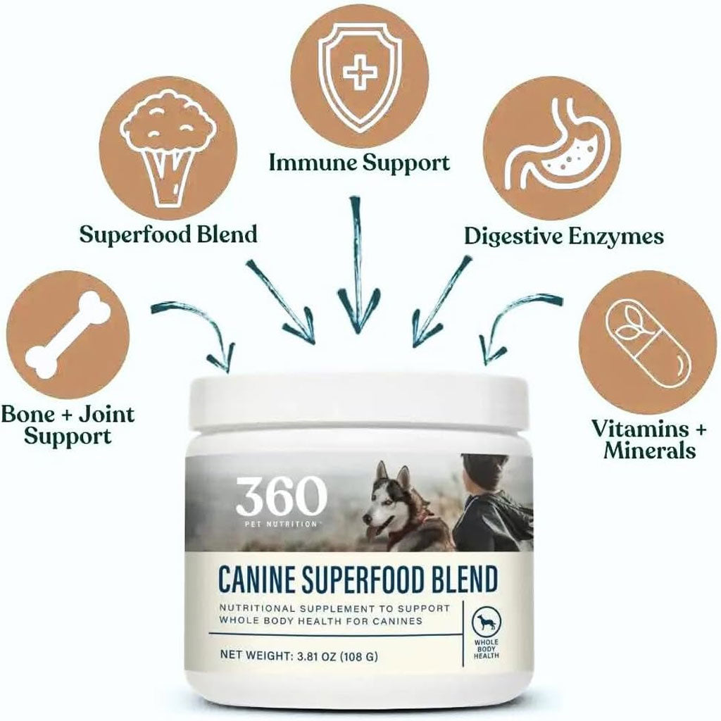 360 Pet Nutrition Canine Superfood Blend Supplement Powder – photo 7 of 7