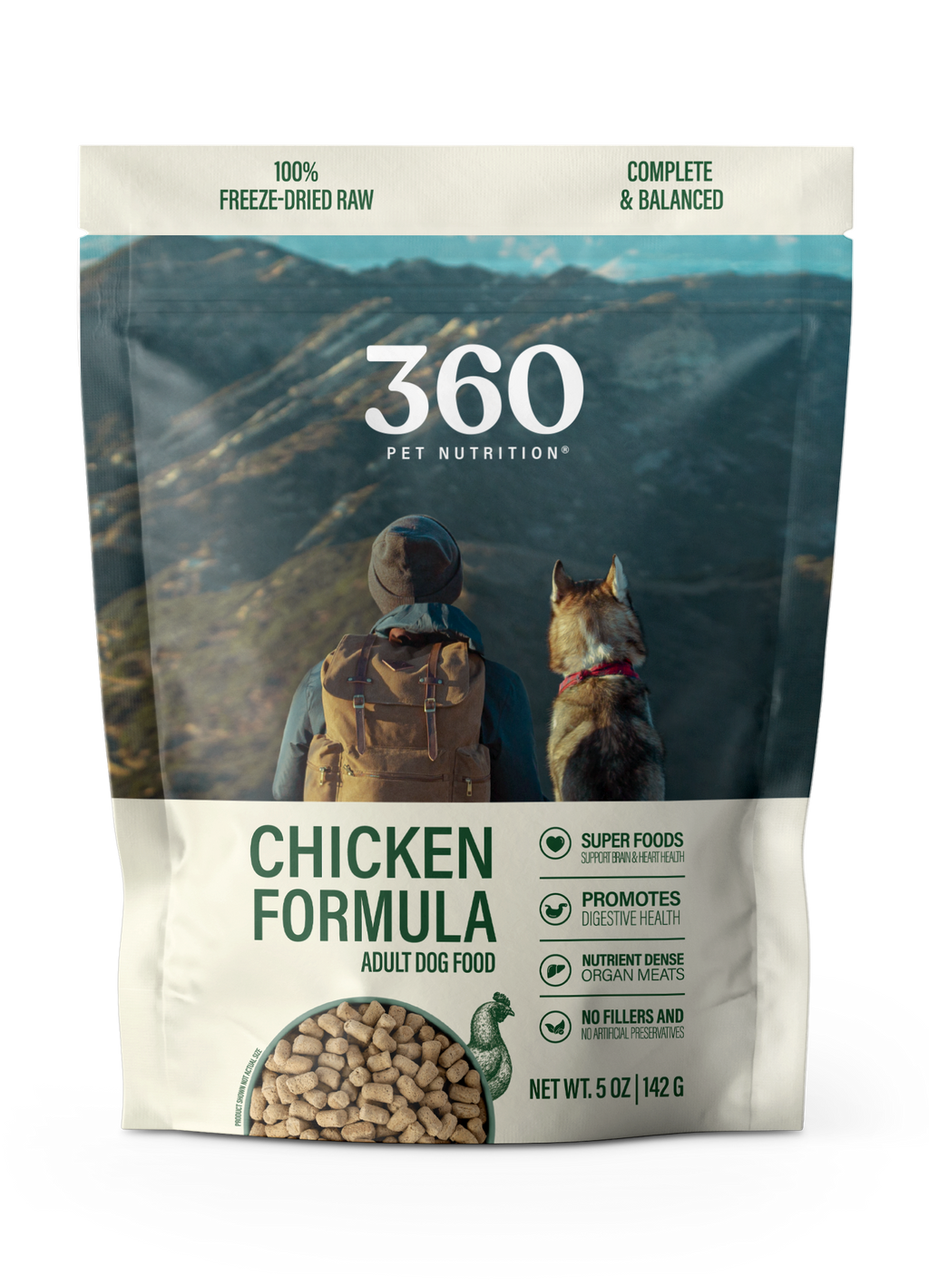 360 Pet Nutrition Chicken Freeze-Dried Raw Complete Meal – photo 8 of 21