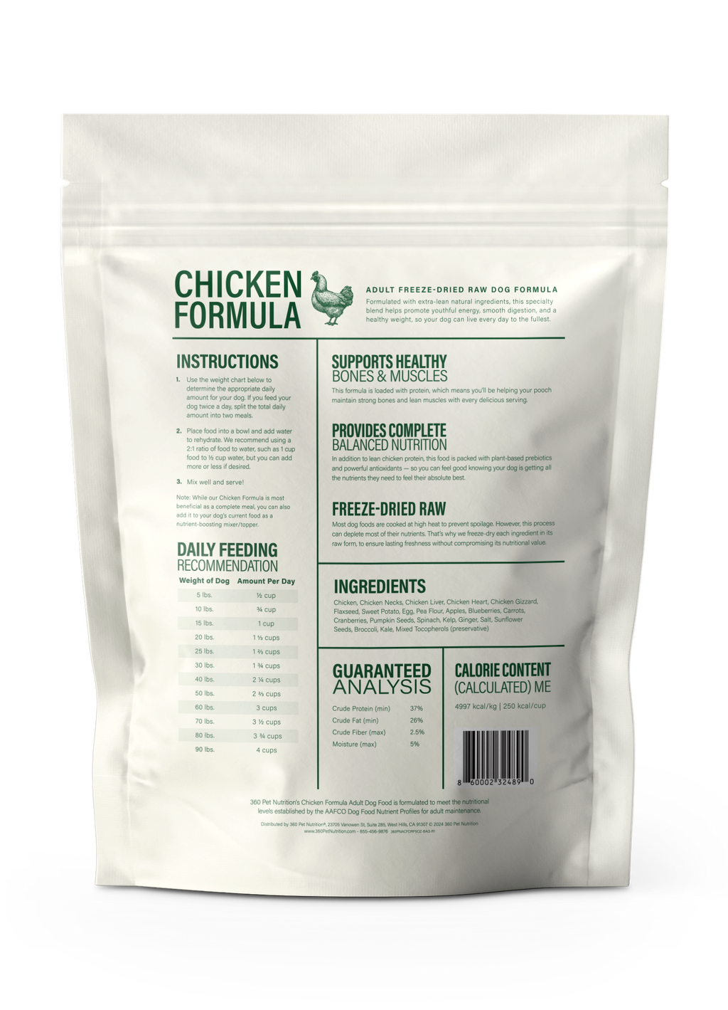 360 Pet Nutrition Chicken Freeze-Dried Raw Complete Meal – photo 9 of 21