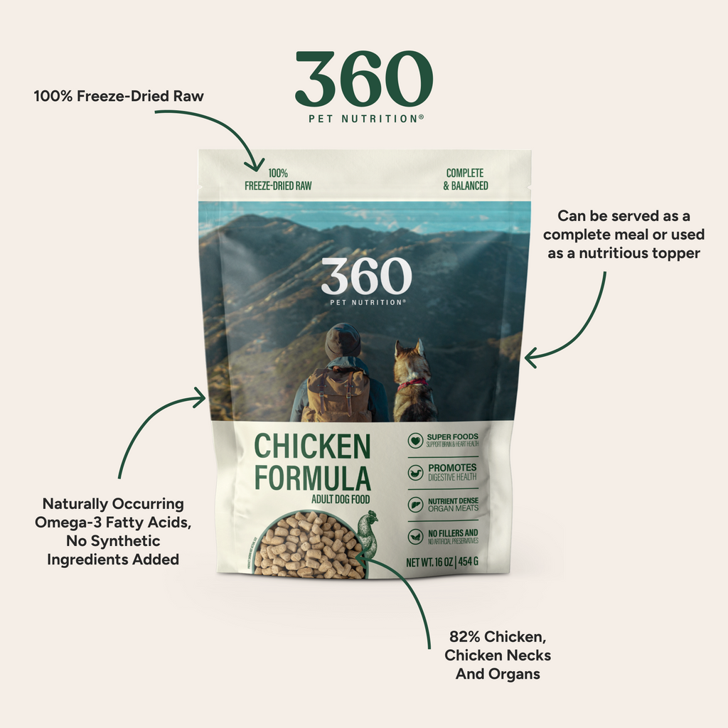 360 Pet Nutrition Chicken Freeze-Dried Raw Complete Meal – photo 17 of 21