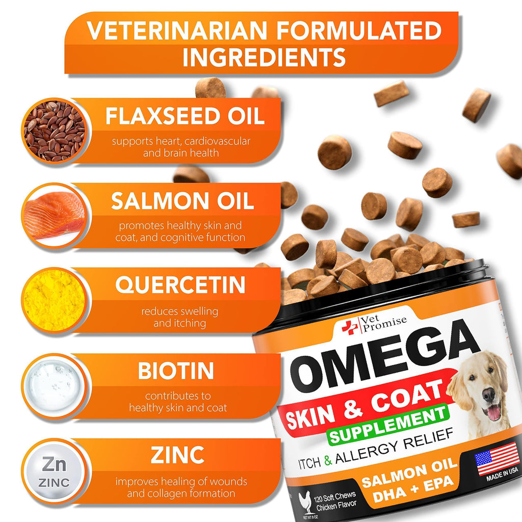 Omega-3 fish oil soft chews for dogs 120 count jar – photo 3 of 6