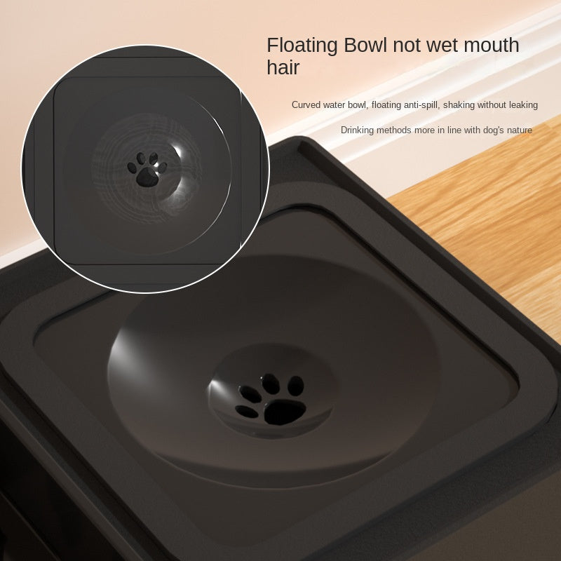 Adjustable Elevated Dog Feeder – Double Stainless Steel Bowls with Stand – alternate view 7