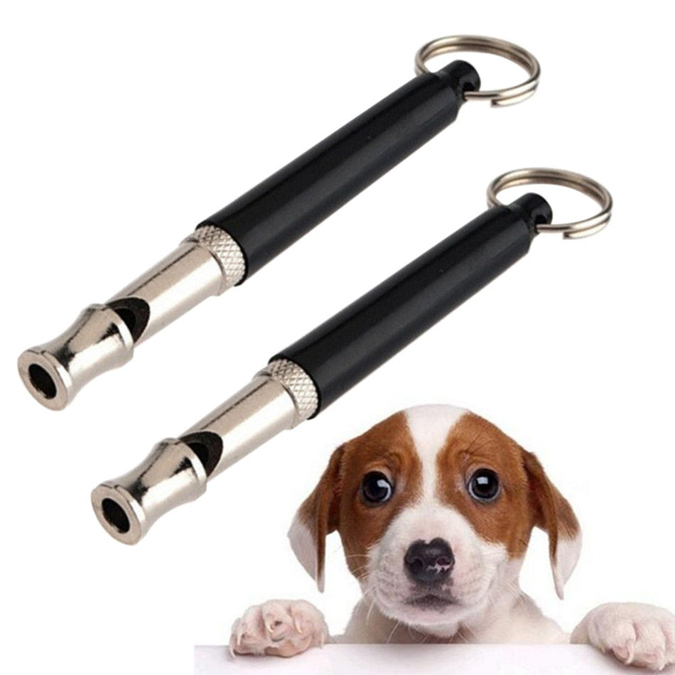 Ultrasonic Dog Training Whistle – Obedience, Black – front view